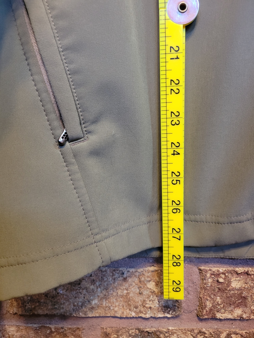 Patagonia Softshell Jacket Mens Medium Olive Green Full Zip Lightweight Outdoor - Picture 11 of 12